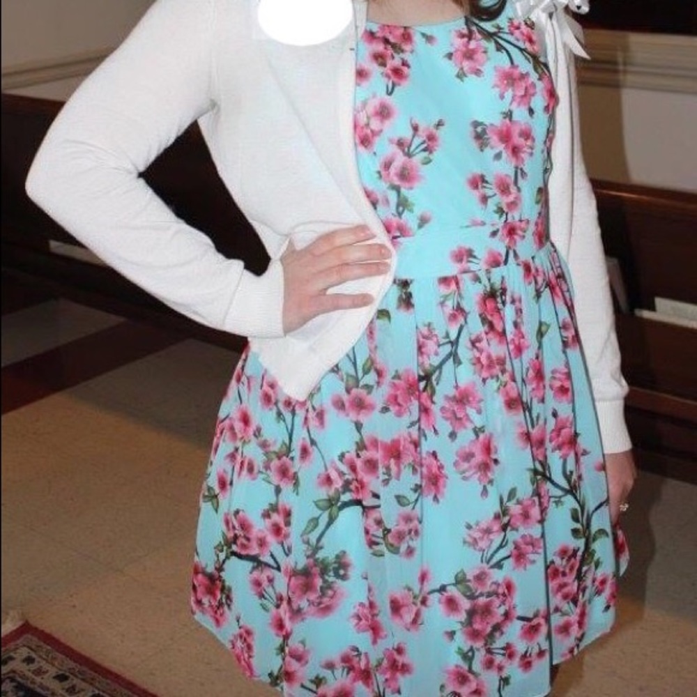Short Spring Floral Dress